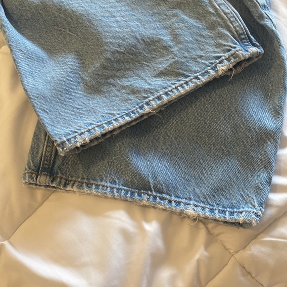 Abercrombie and Fitch The Wide Leg Mid Rise Curve Love Size 27 Extra Short - Picture 10 of 10